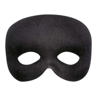Svart Fantom ögonmask