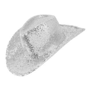 Paillet Cowboyhat Sølv