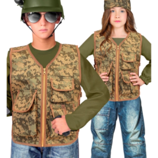 Taktisk Militær Børnevest Camouflage