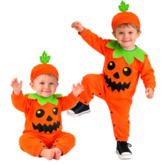 Græskar Babykostume