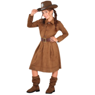 Western Cowgirl Børnekostume