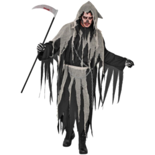 Lænket Grim Reaper Kostume