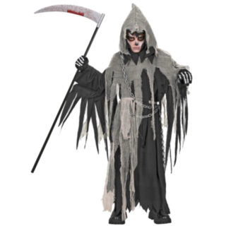 Lænket Grim Reaper Børnekostume