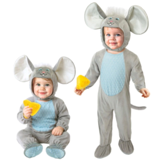 Grå Mus Babykostume