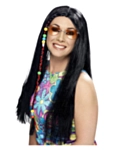 Hippieperuk Svart