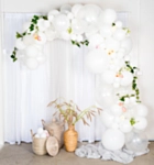 Deluxe Ballongbåge DIY Vit