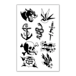 Retro Sjöman Falska Tatueringar