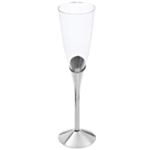 Flöjt Snett Champagneglas Silver