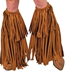 Hippie Cowboy Fransar Skoöverdrag Brun