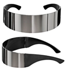 Spegelvisir Glasögon Silver