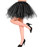 Tutu Kjol Svart