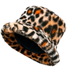Plysch Leopard Bucket Hat