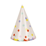 Konfetti Partyhattar Beige