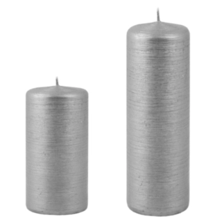 Blockljus Silver