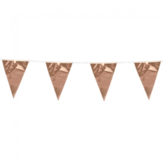 Vimpelgirlang Metallic Roséuld
