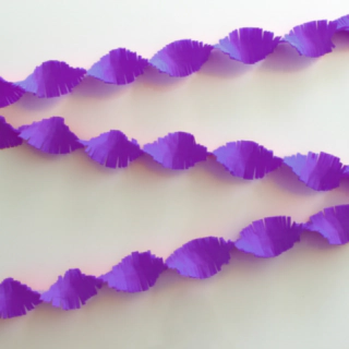 Crepepapper Girlang Violett