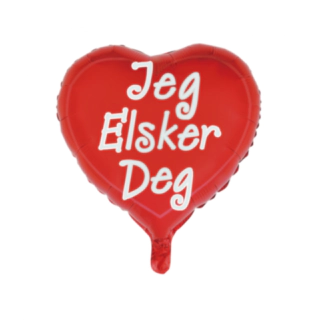 Hjärta Jeg Elsker Dig Folieballong