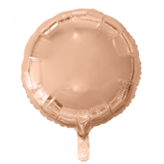 Rund Folieballong Roséguld