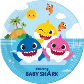 Baby Shark® Papperstallrikar