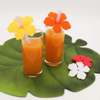 Hawaiiblommor Silikonsugrör
