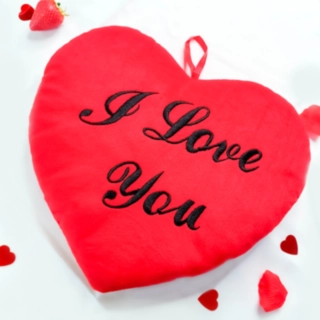 1 Mini I Love You Plysch Kudde
