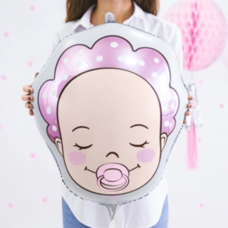 Baby Flicka Folieballong