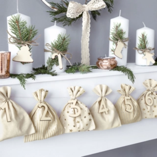 Bomullspåse Julkalender