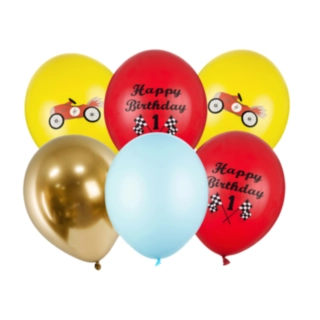 1 År Racerbil Ballongbukett