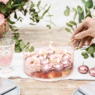 Flytande Ljus Roséguld
