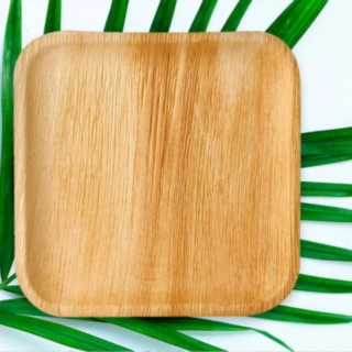Palmblad Tallrikar Kantiga Eco